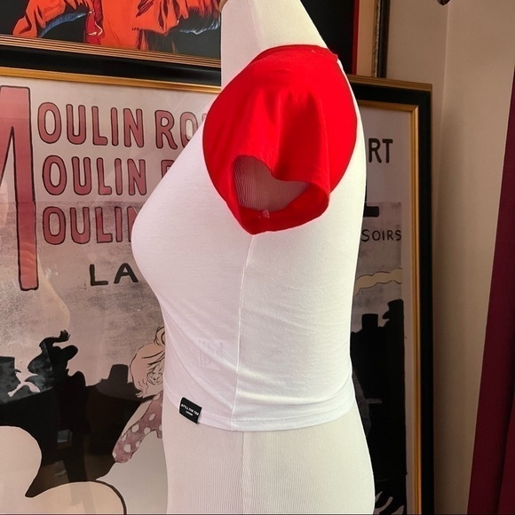 Spill The Tea London: Devil Child Fire Ice Cream Cone Crop Top Size M - Picture 2 of 9